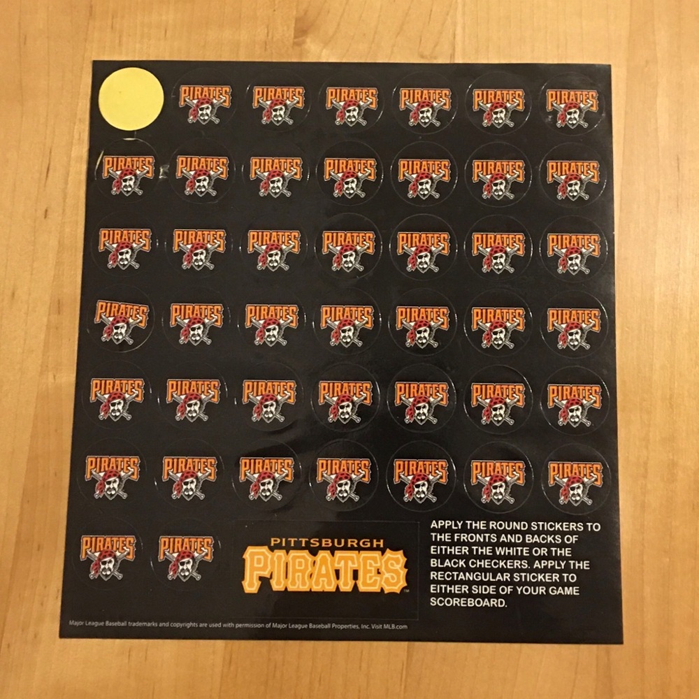 Pittsburgh Pirates 1” Round Stickers